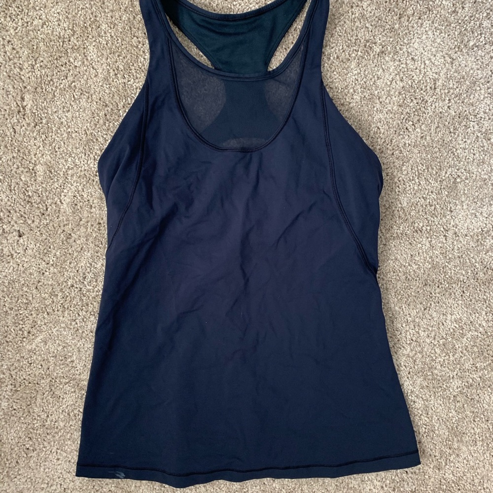 Navy Lululemon Athletic top